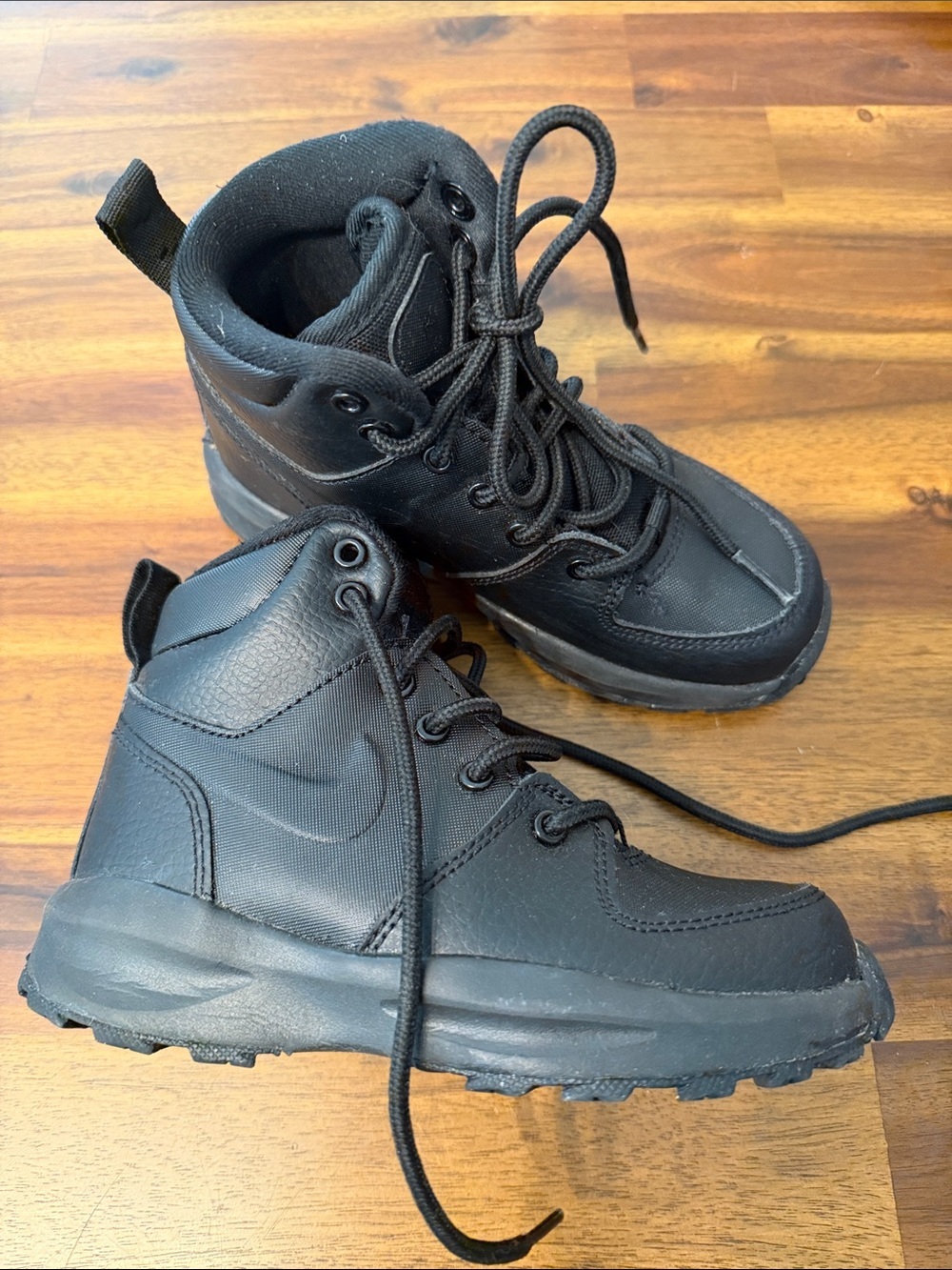 Nike ACG Kids Black High-Top Lace Boots